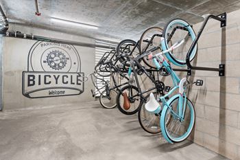 Bike storage room